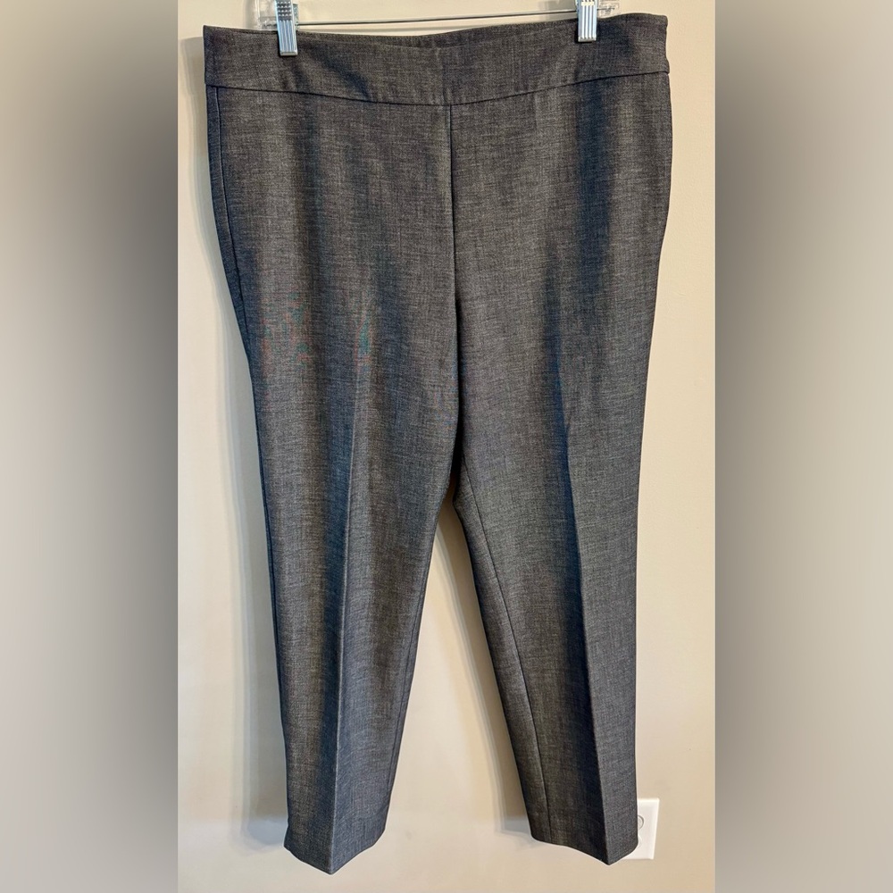 Talbots‎ Women’s Gray Chatham Ankle Dress Pants Size 14 EUC
